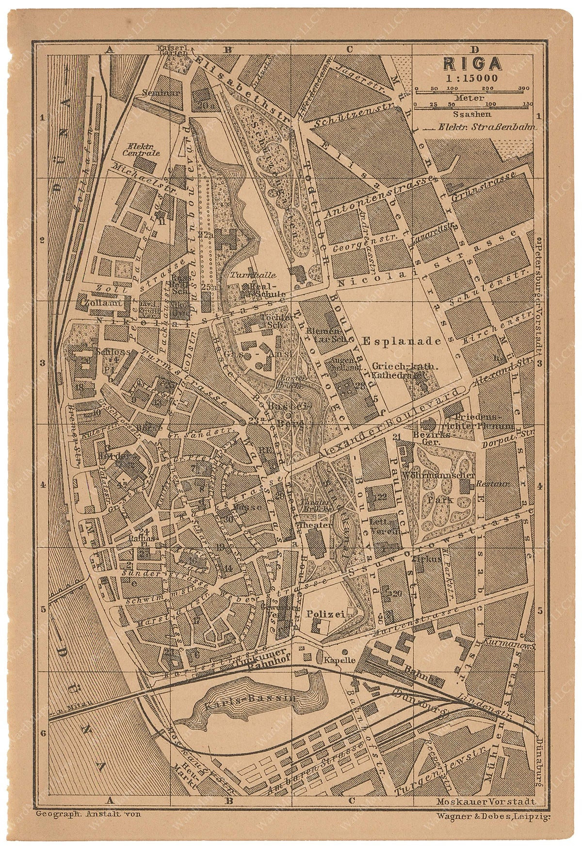 Riga, Latvia 1902 – WardMaps LLC