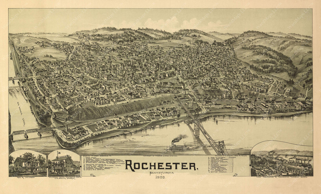 Rochester, Pennsylvania 1900