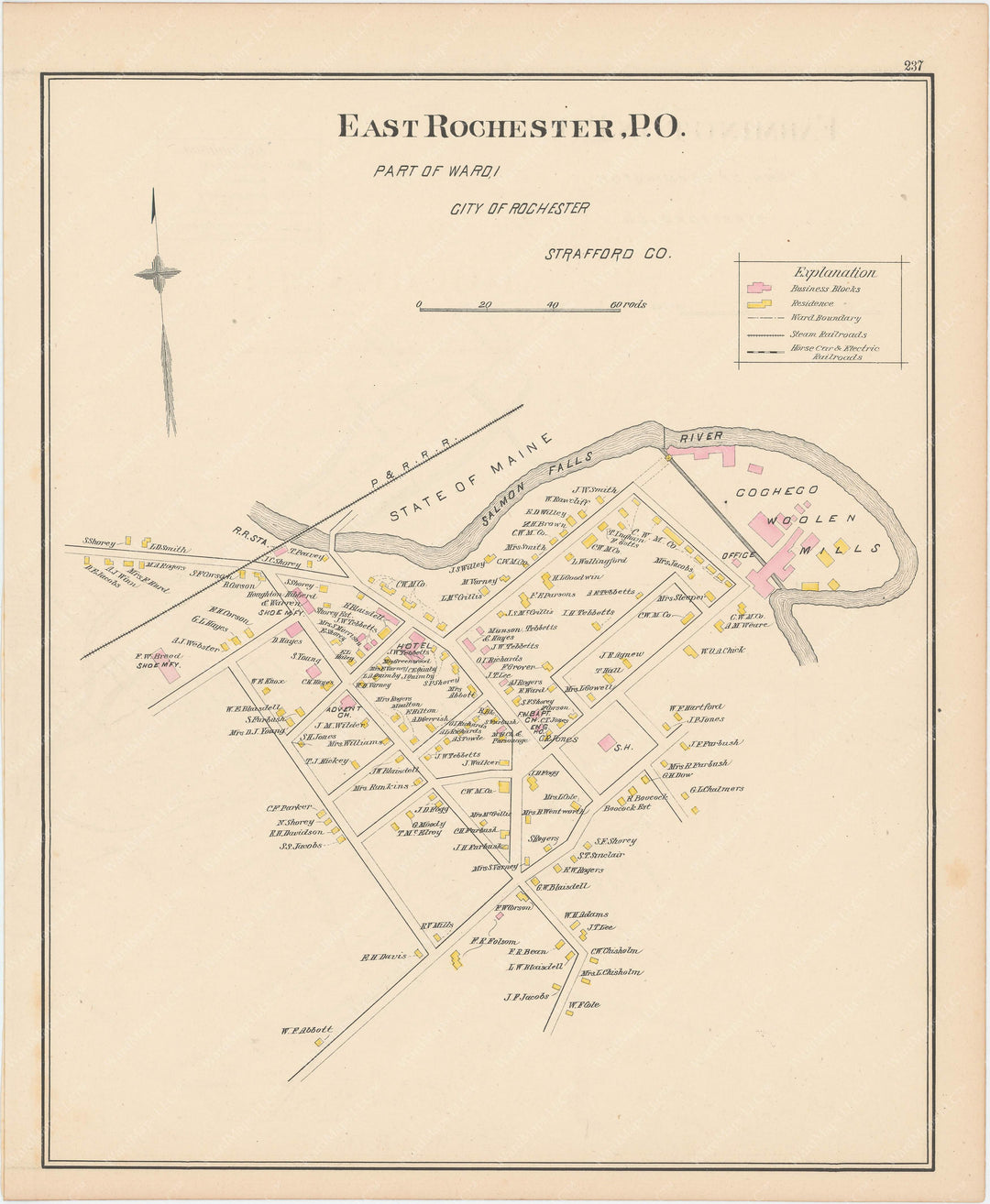 Rochester, New Hampshire 1892