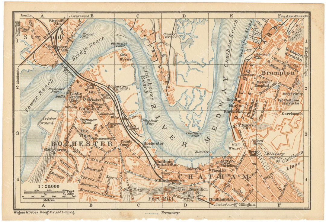 Rochester and Chatham, England 1910