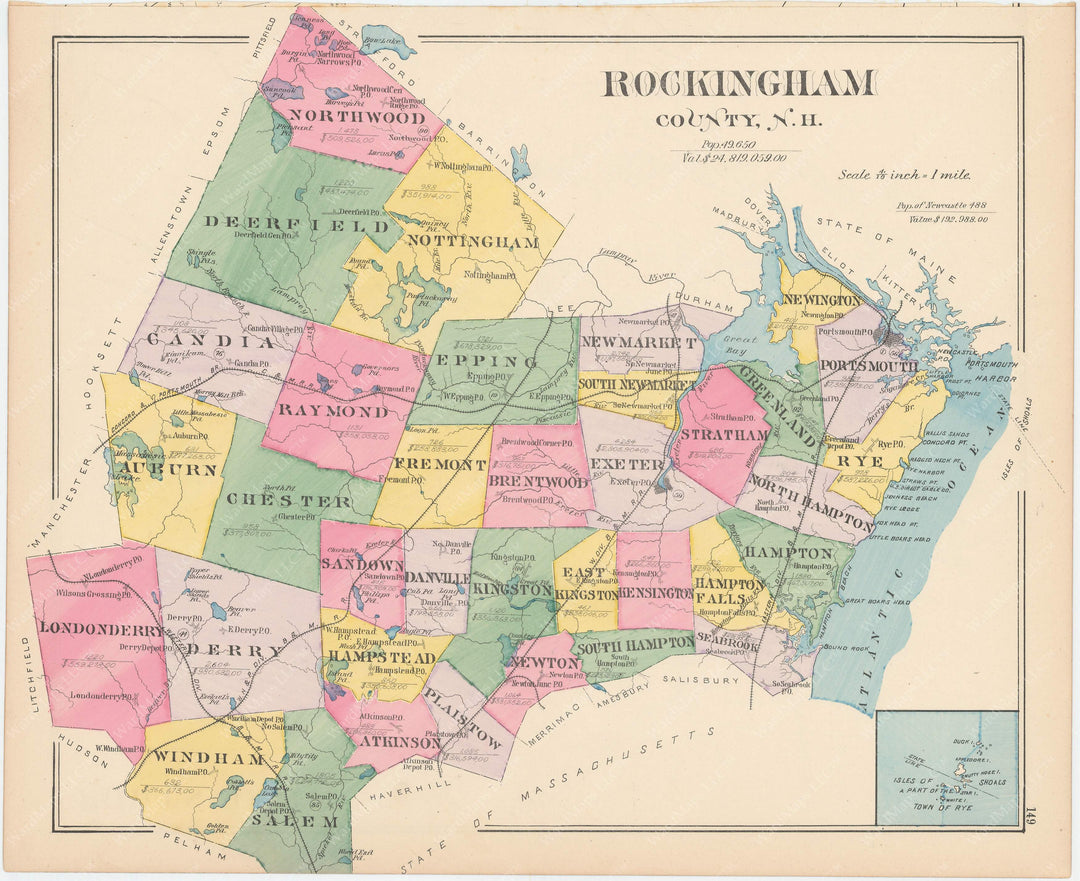 Rockingham County, New Hampshire 1892