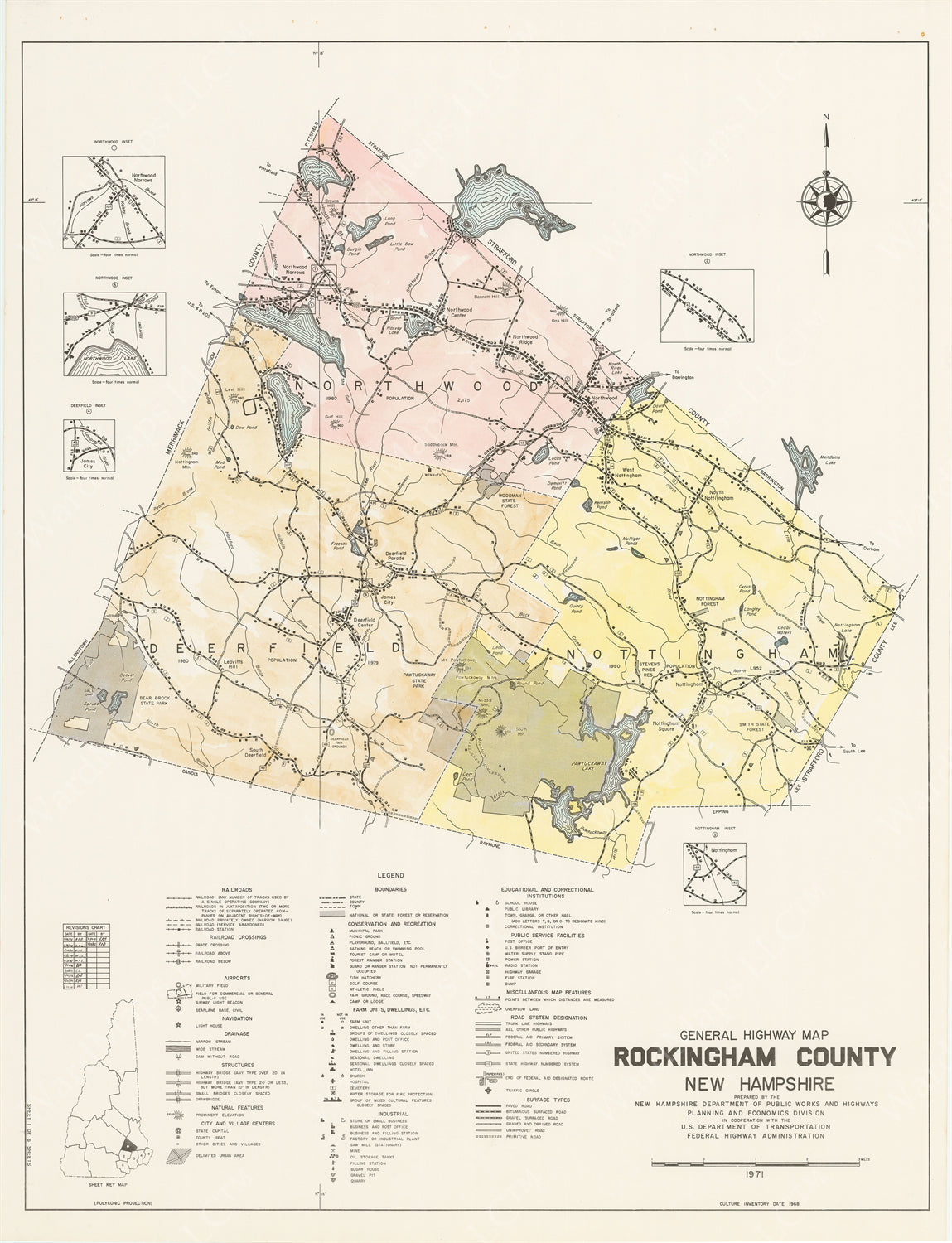 Rockingham County, New Hampshire 1971: 01 of 07 – WardMaps LLC