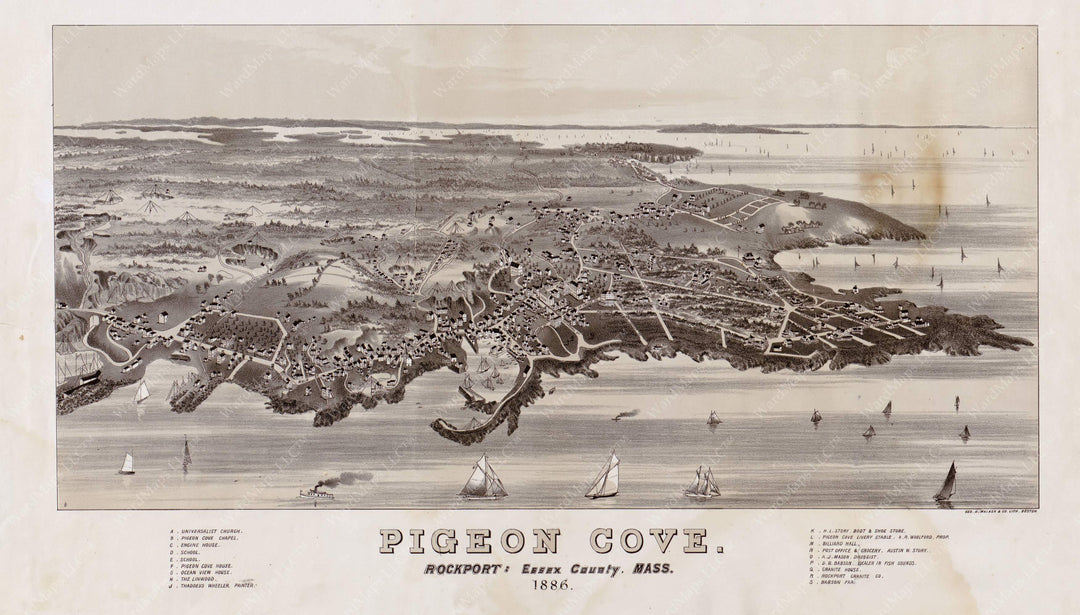 Rockport: Pigeon Cove, Massachusetts 1886