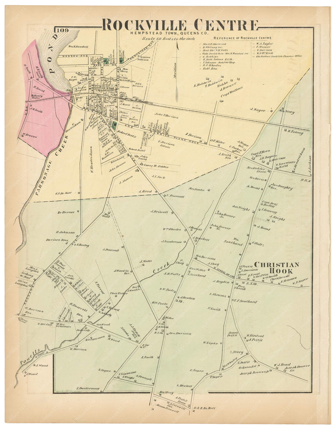 Hempstead: Rockville Centre, New York 1873