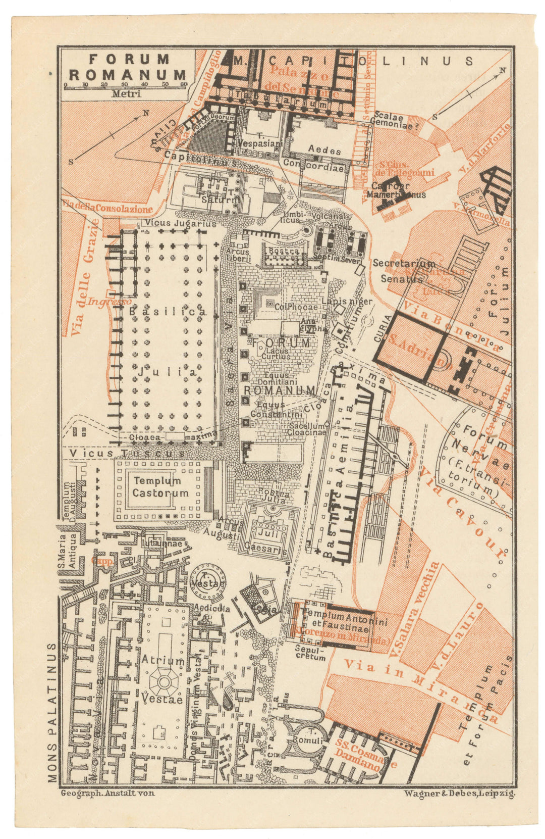 Rome, Italy 1909: Roman Forum