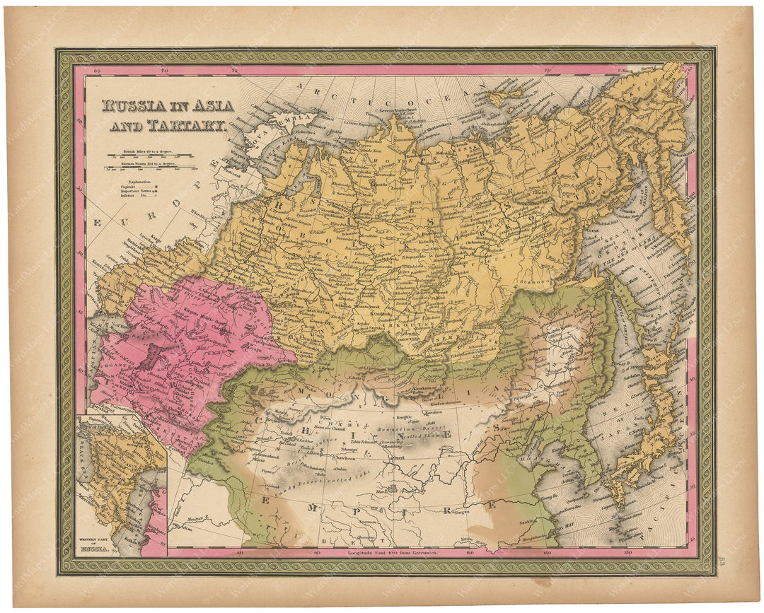 Russia in Asia 1847