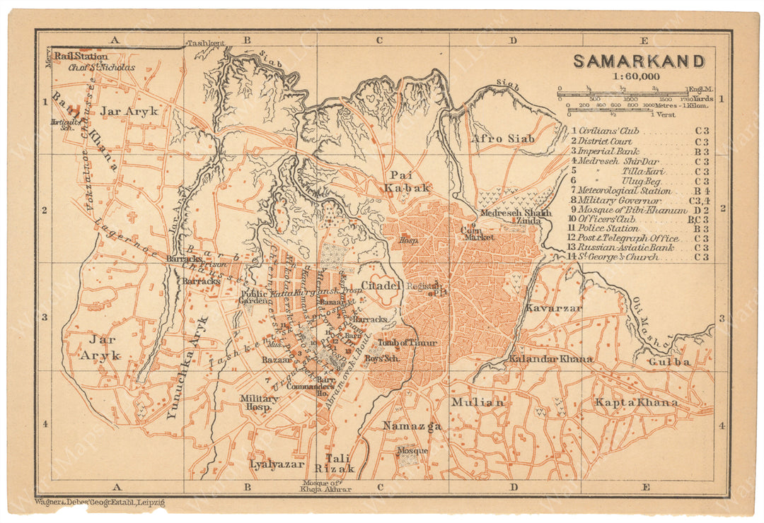 Samarkand, Uzbekistan 1914