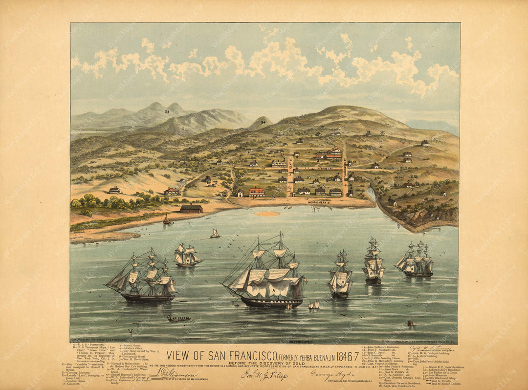 San Francisco, California 1846