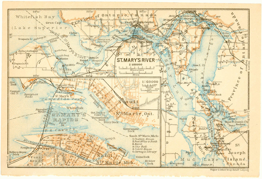 Saint Mary's River, USA/Canada 1922