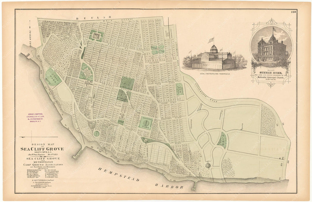 Glen Cove: Sea Cliff Grove, New York 1873