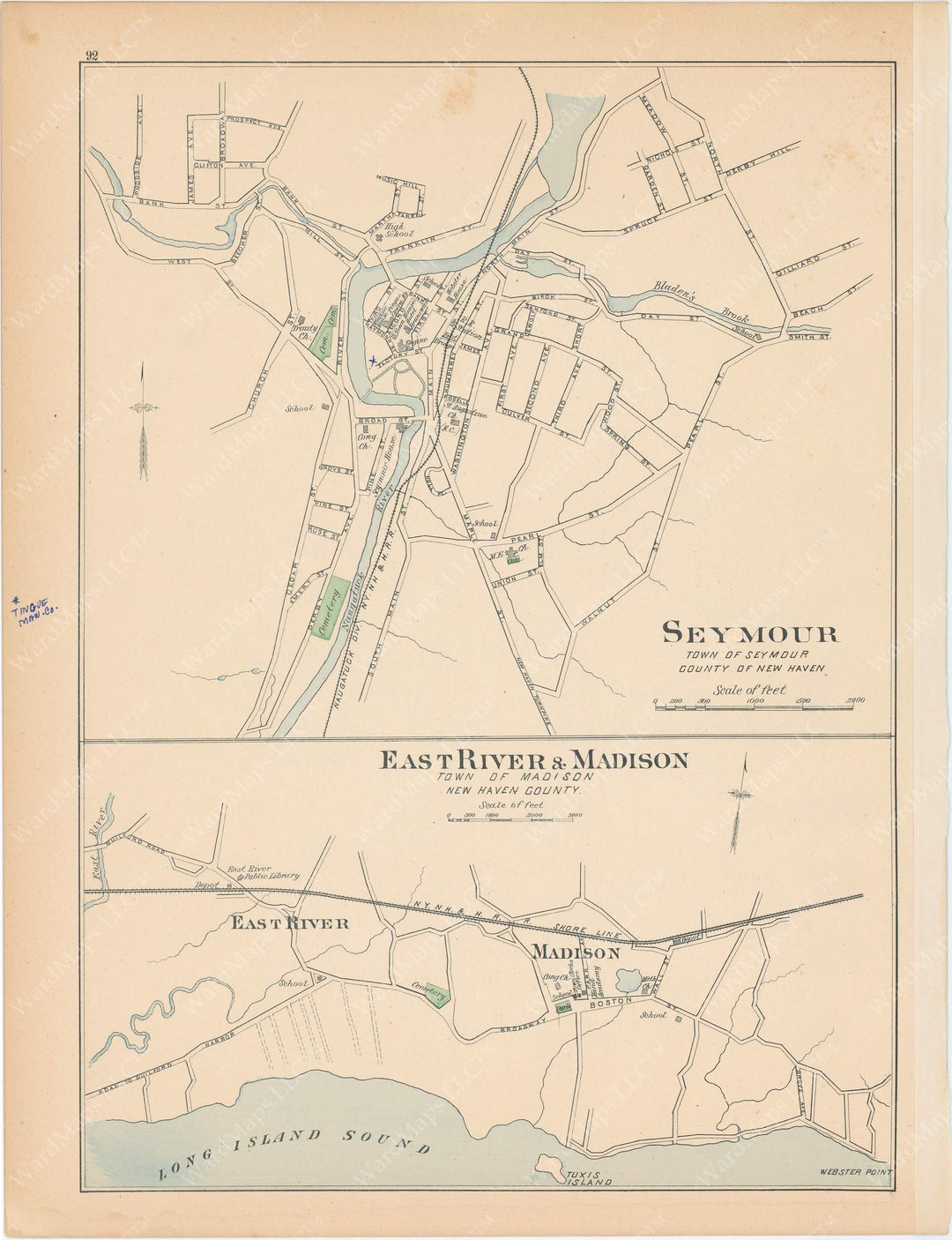 Madison and Seymour, Connecticut 1893