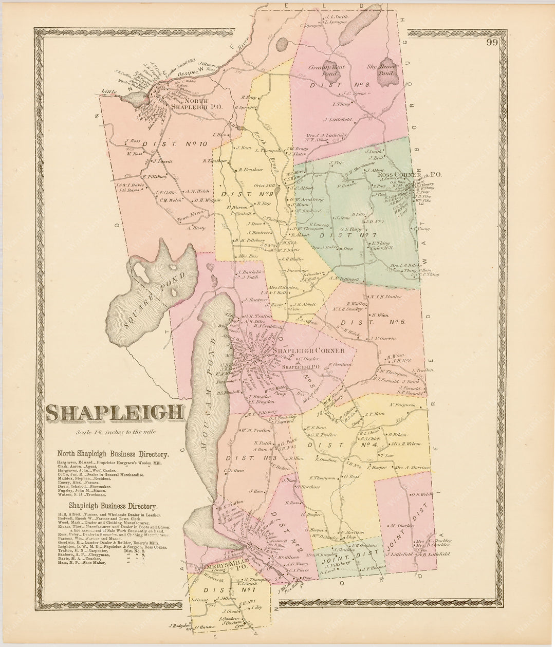 Shapleigh, Maine 1872