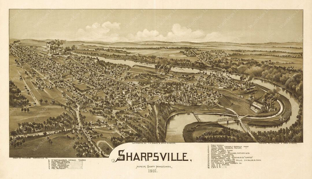 Sharpsville, Pennsylvania 1901