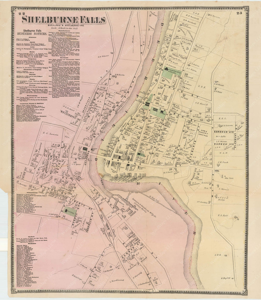 Shelburne Falls, Massachusetts 1871