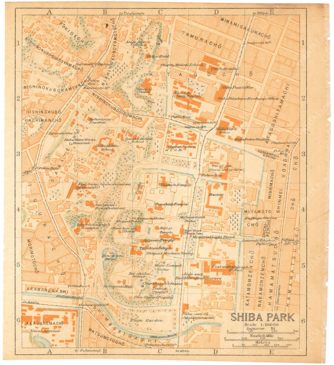 Tokyo, Japan 1914: Shiba Park