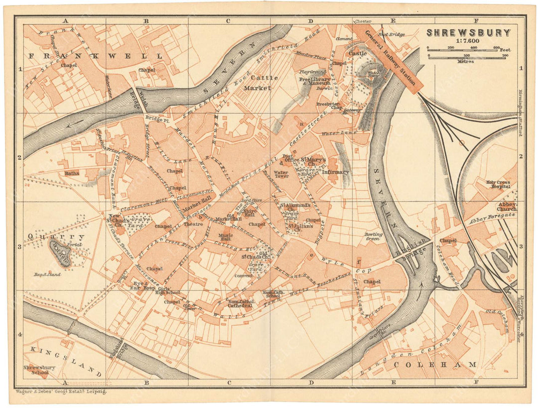 Shrewsbury, England 1910