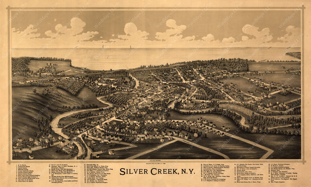 Silver Creek, New York 1892