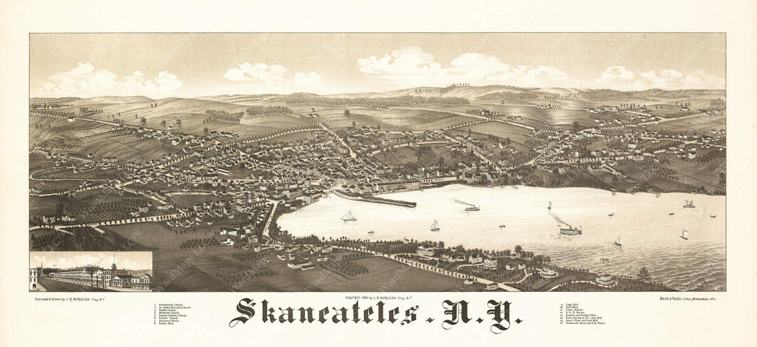 Skaneateles, New York 1884