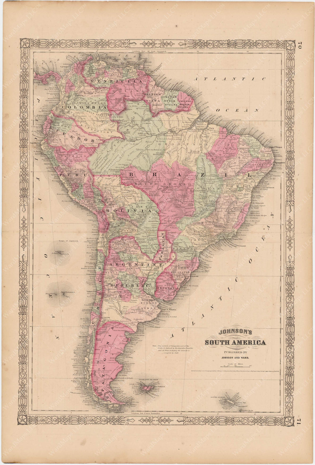 South America 1865