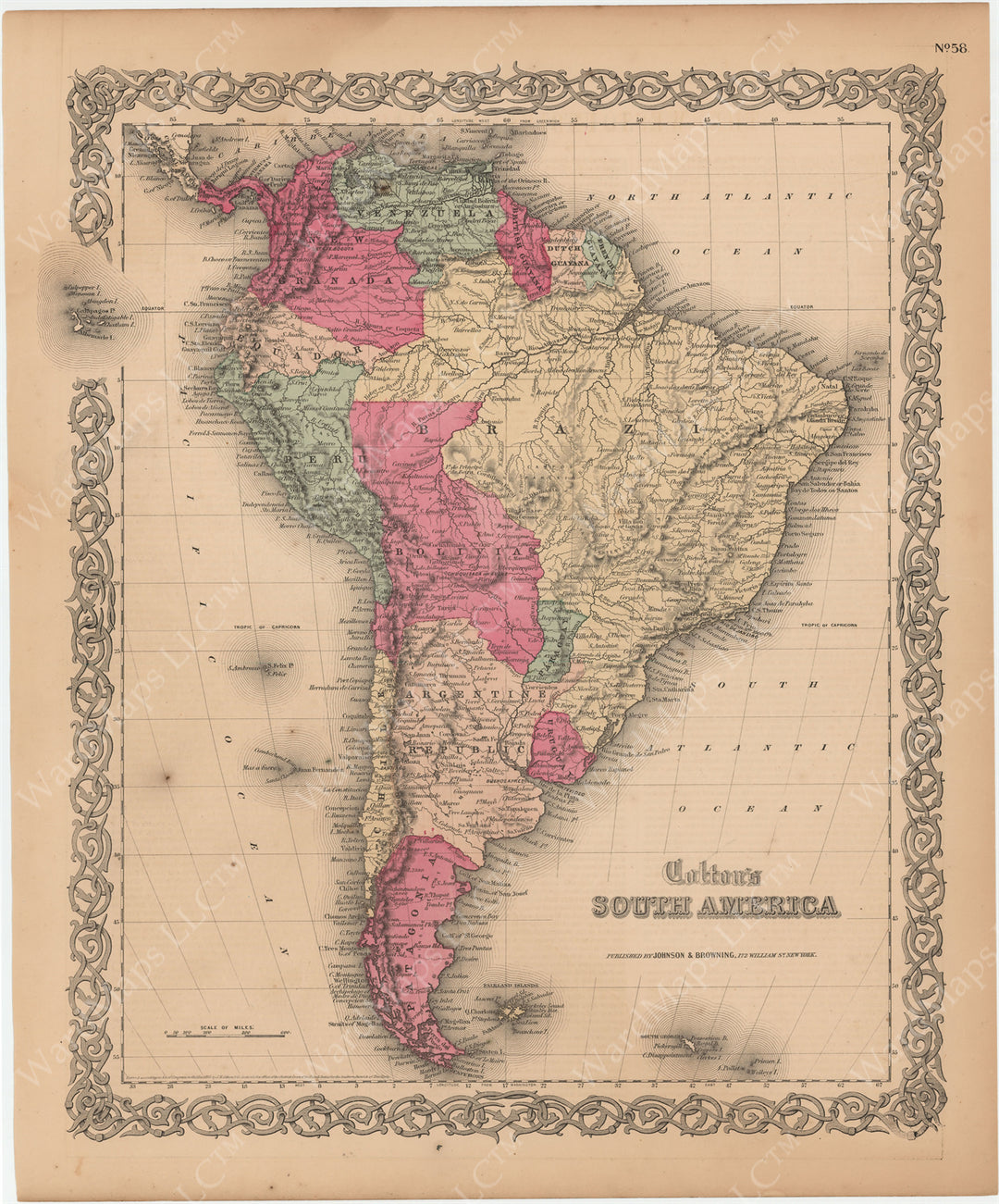 South America 1855