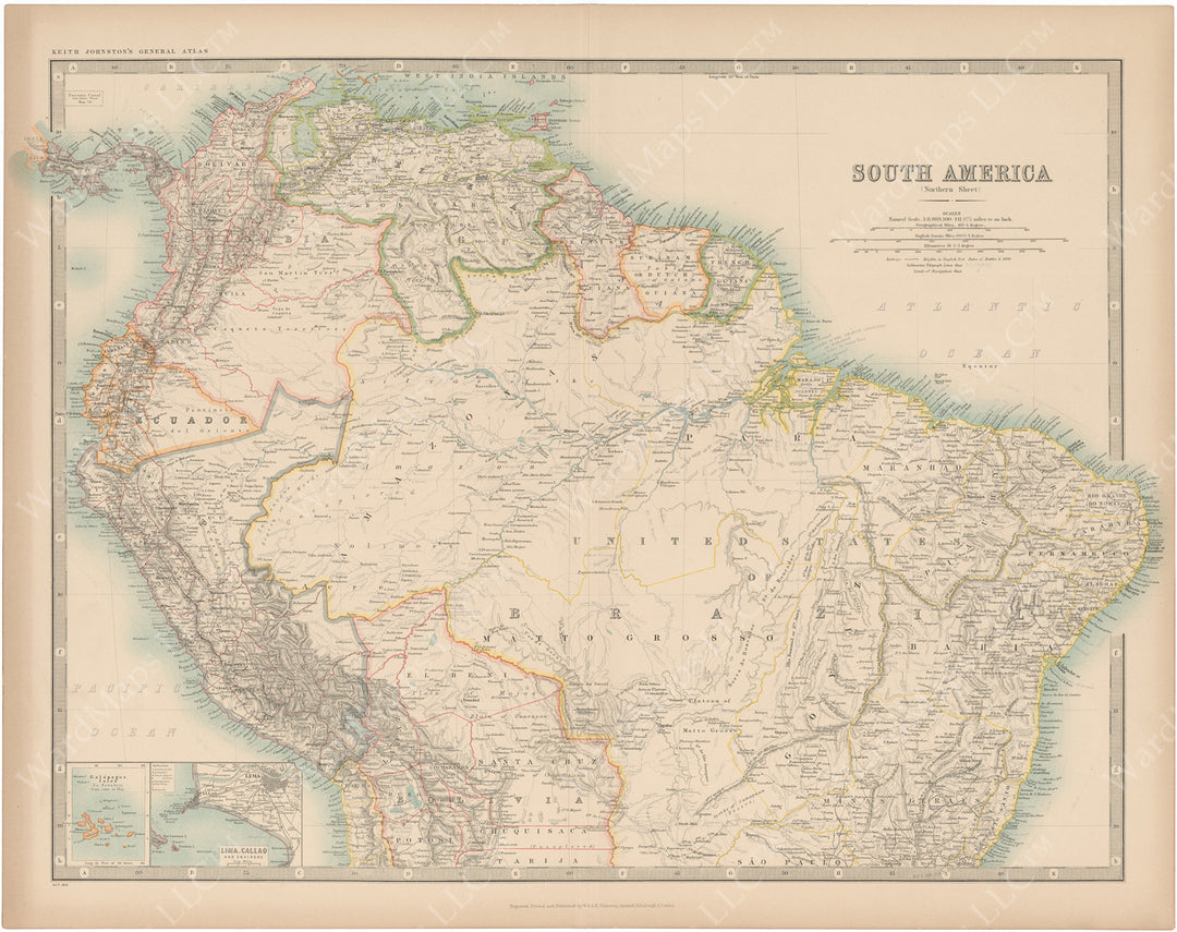 South America (North Part) 1913
