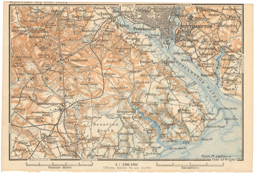 Southampton Region, England 1910