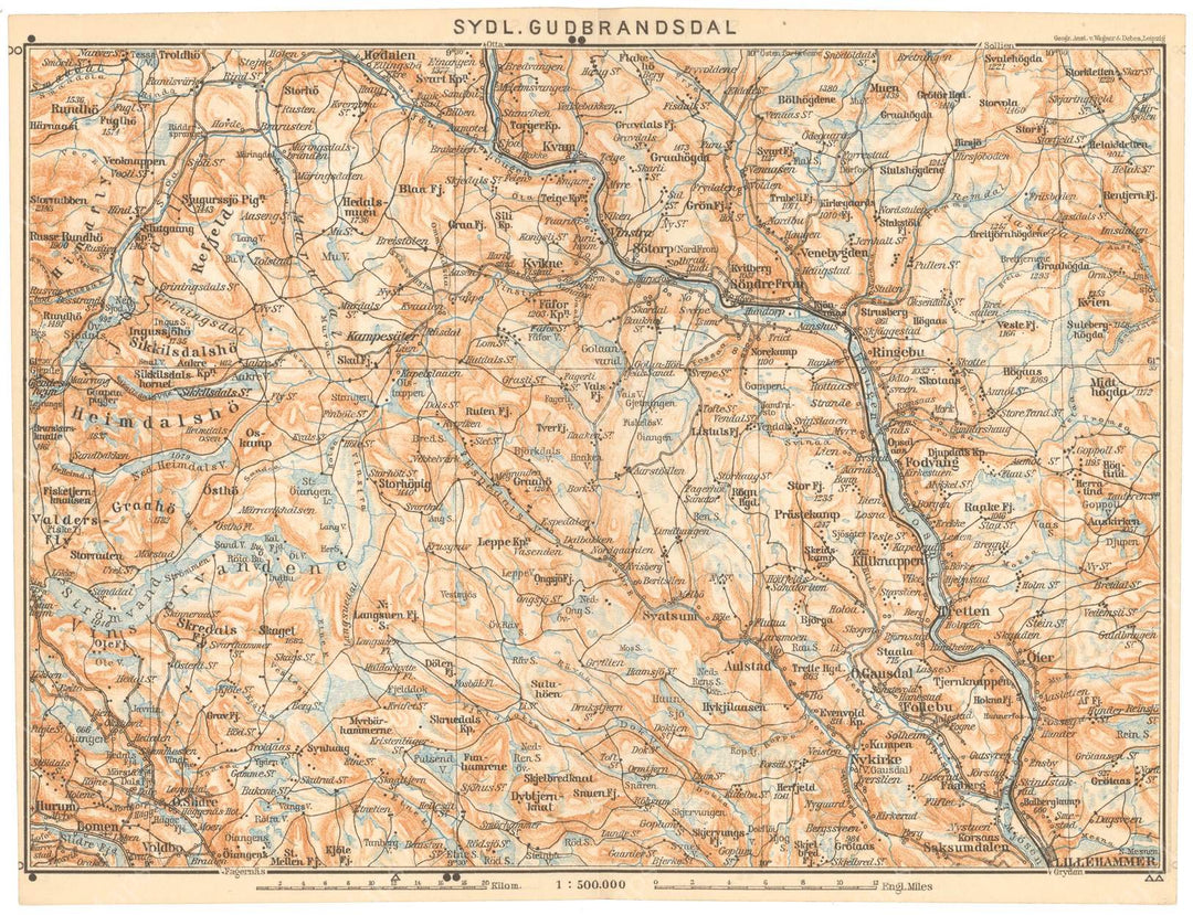 Gudbrandsdalen Region South, Norway 1912