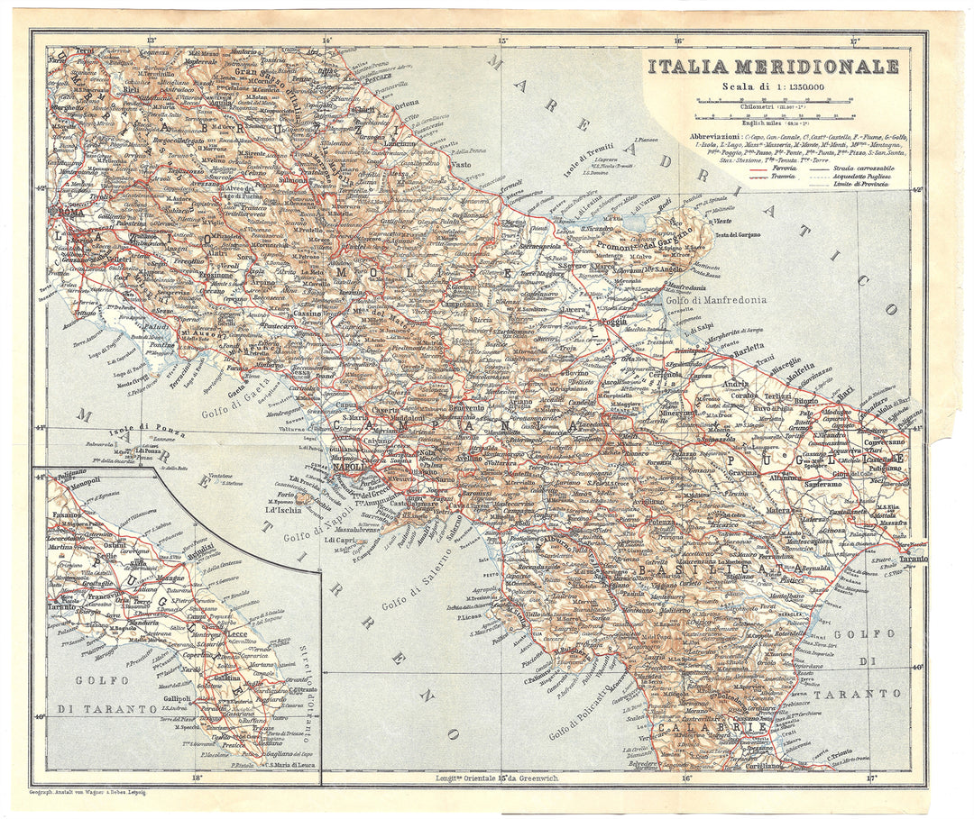 Italy 1930: Southern Part