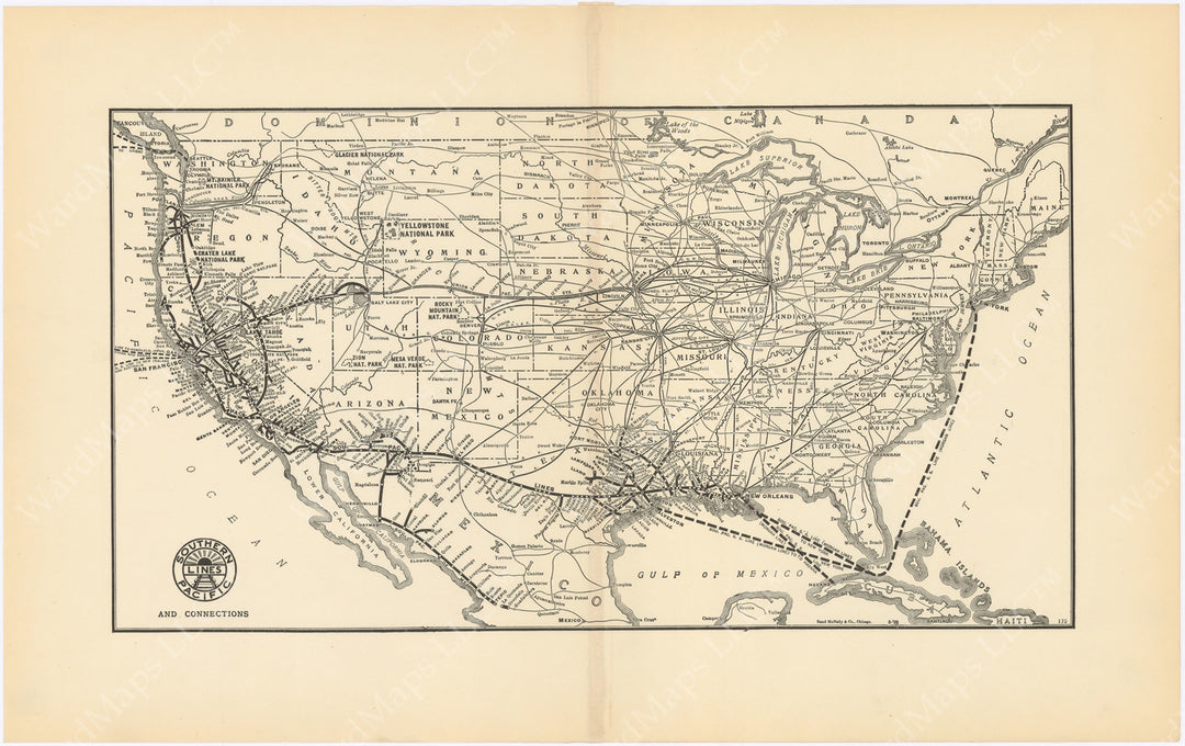 Southern Pacific Railroad 1922