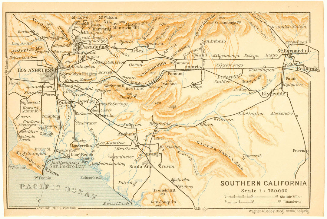 Greater Los Angeles, California 1904