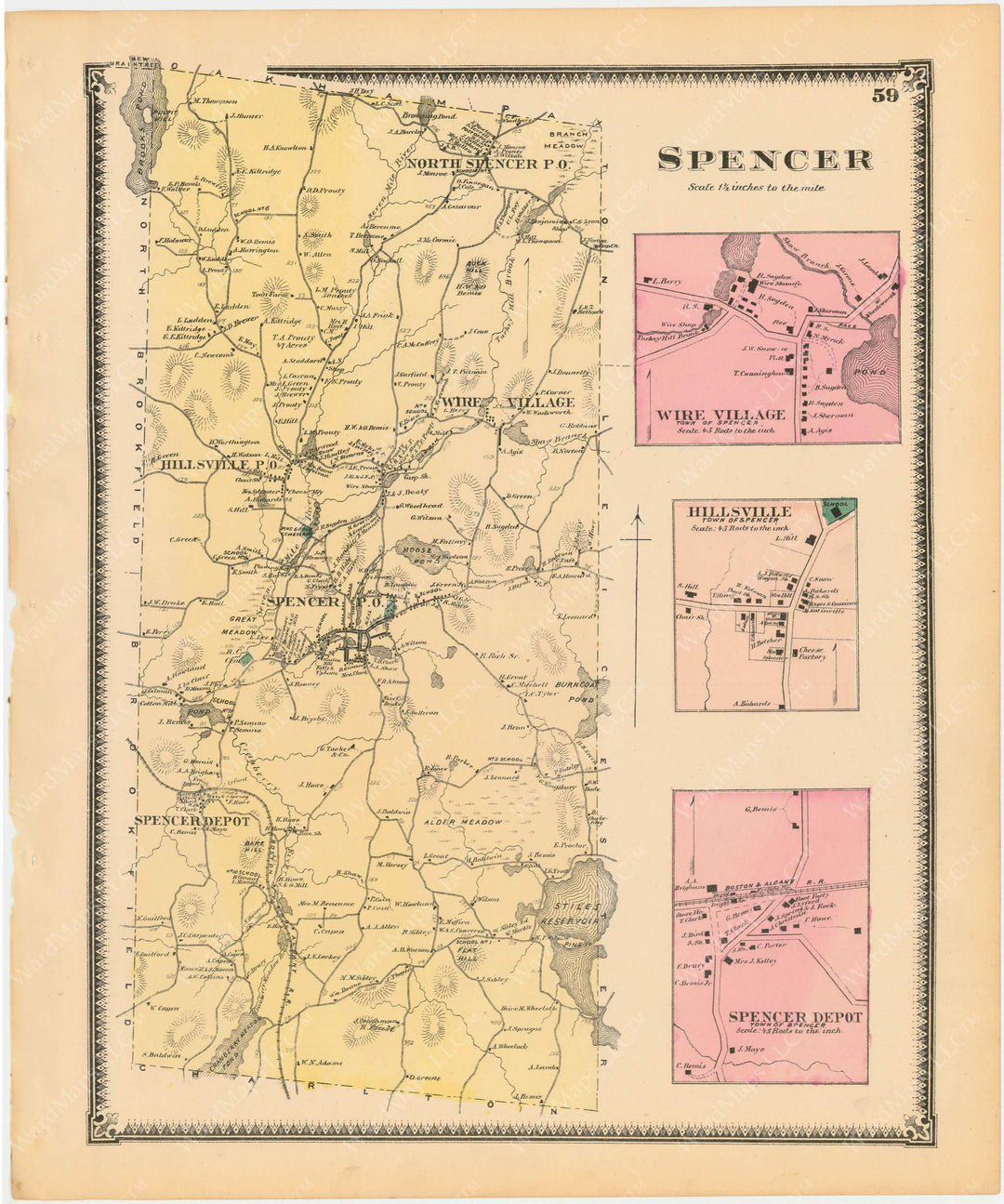 Spencer, Massachusetts 1870