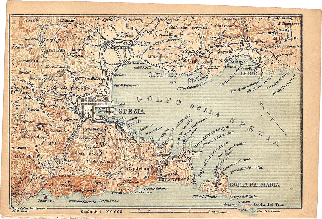 La Spezia Region, Italy 1899