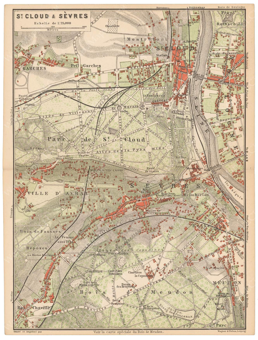 Saint Cloud and Sevres, France 1891