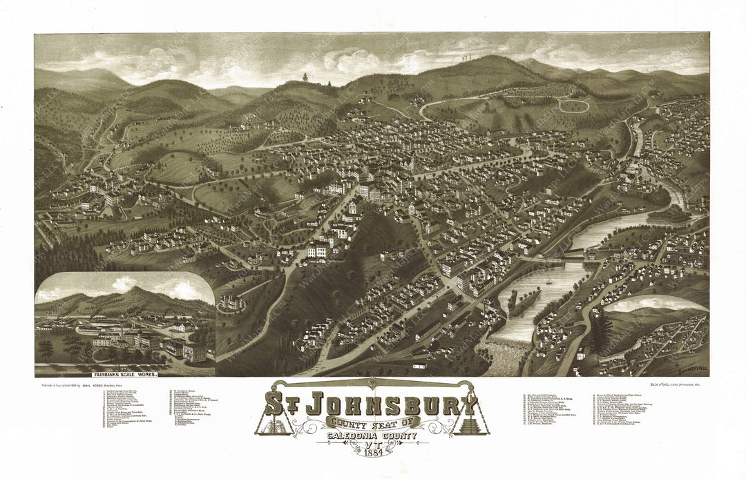 St. Johnsbury, Vermont 1884