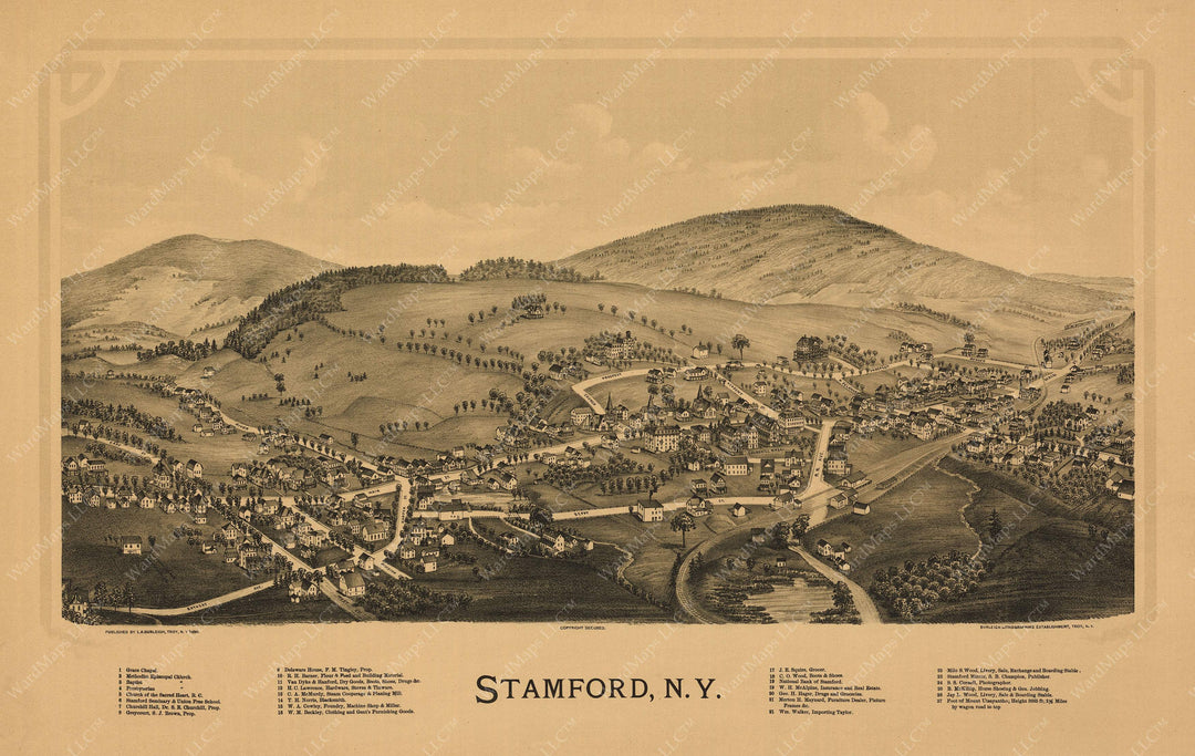 Stamford, New York 1890