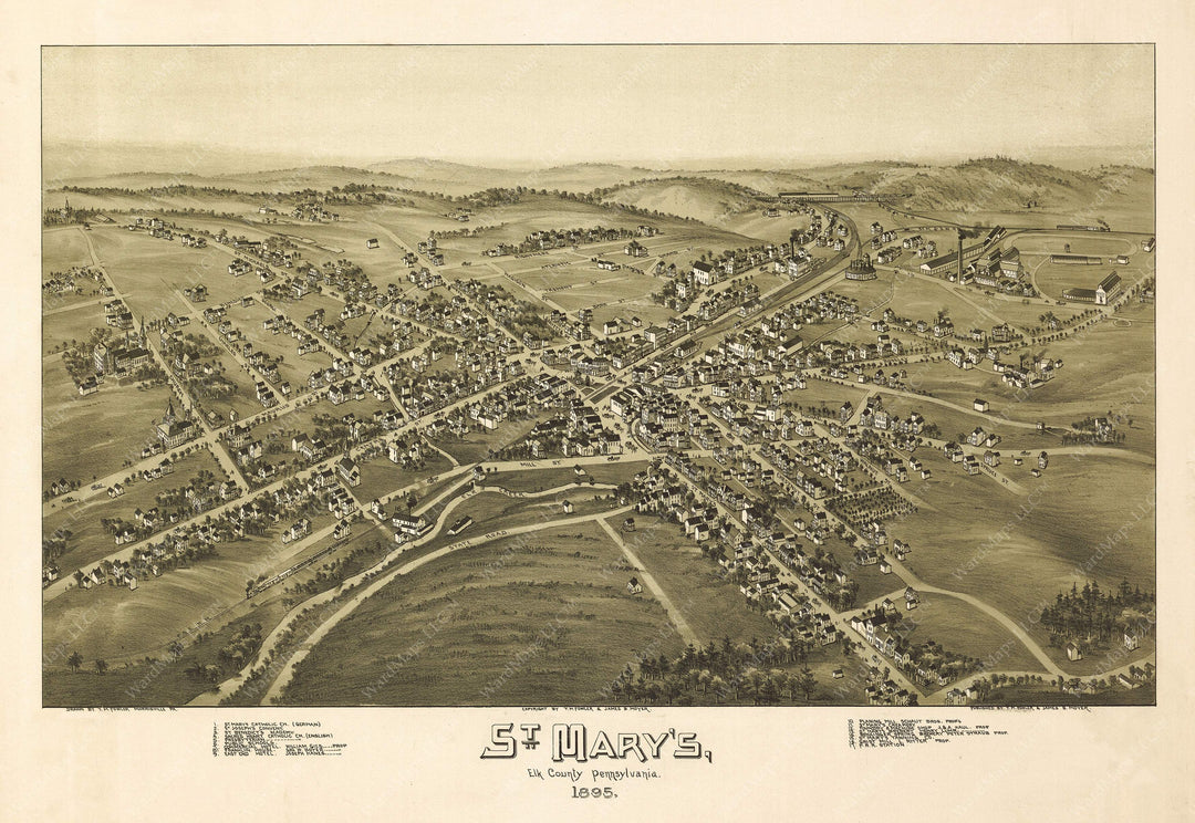 Saint Mary's, Pennsylvania 1895