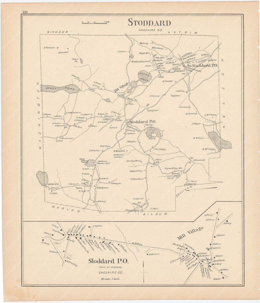 Stoddard, New Hampshire 1892