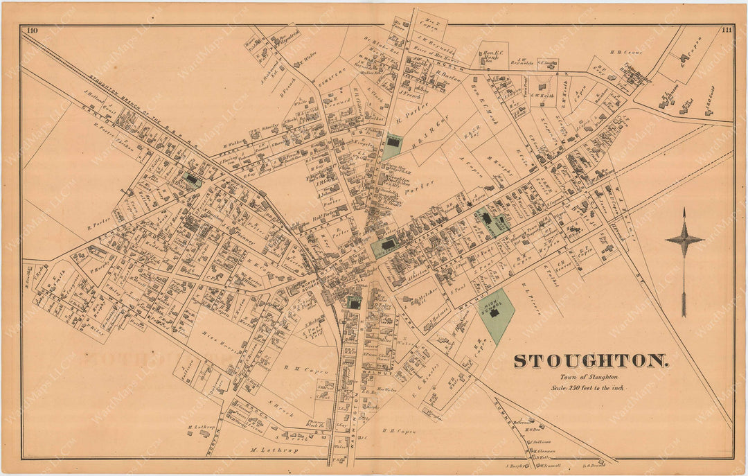 Stoughton Center, Massachusetts 1876