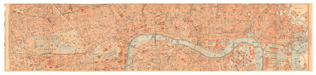 London, England 1930: Strip Map 02