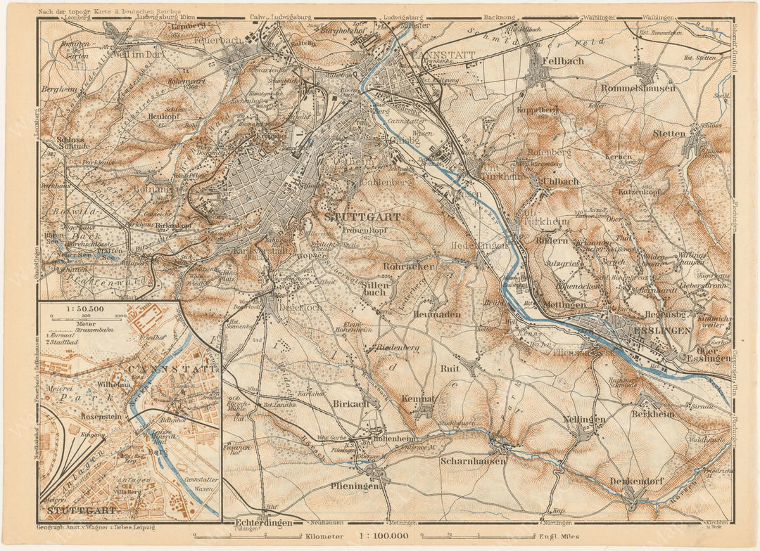 Stuttgart Region, Germany 1936