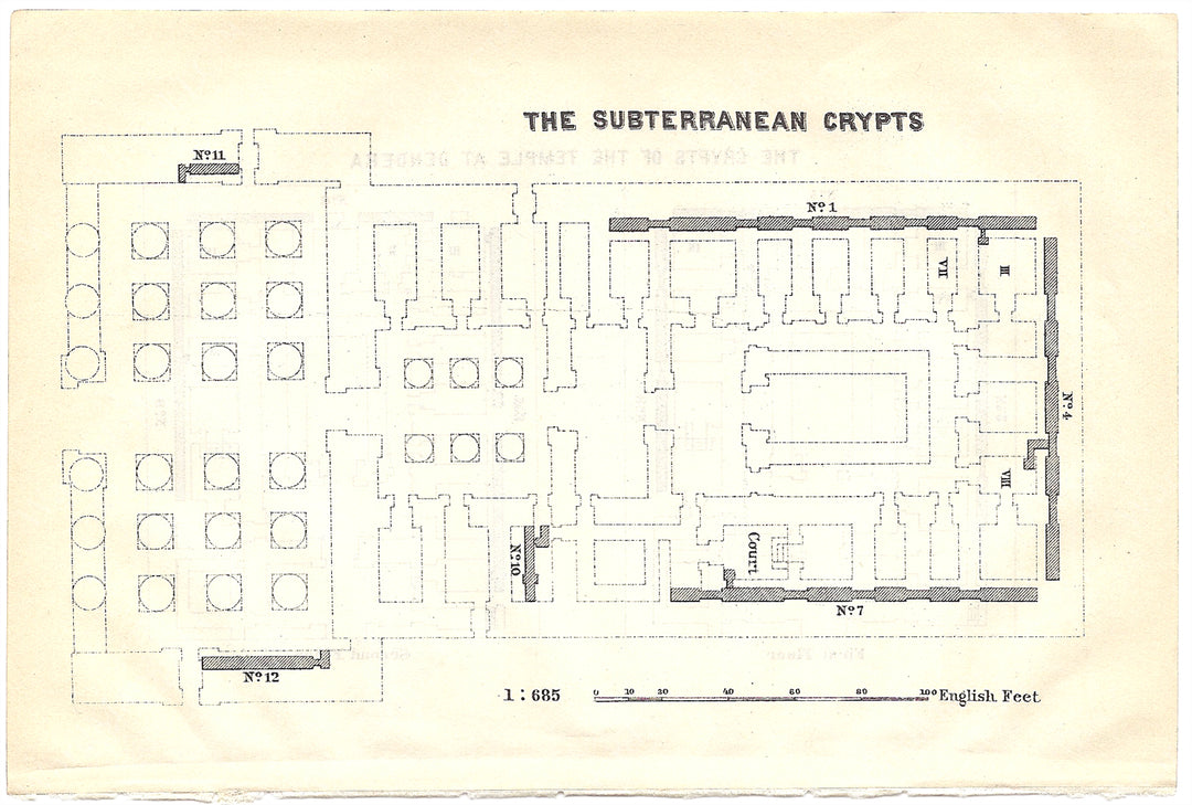 Dendera, Egypt 1914: Subterranean Crypts