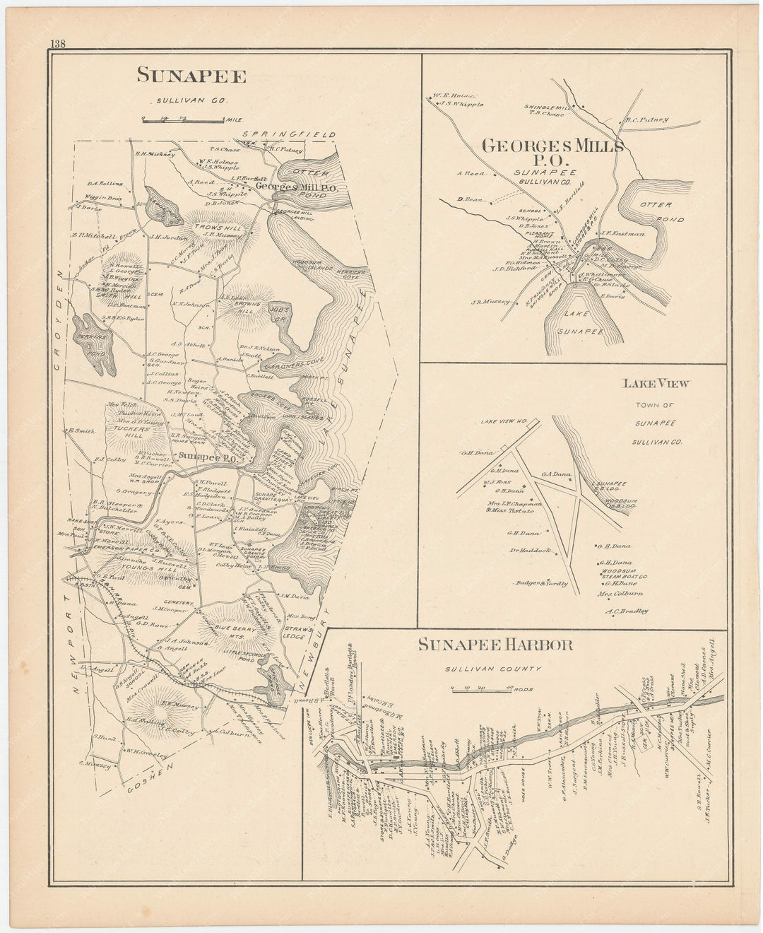 Sunapee, New Hampshire 1892