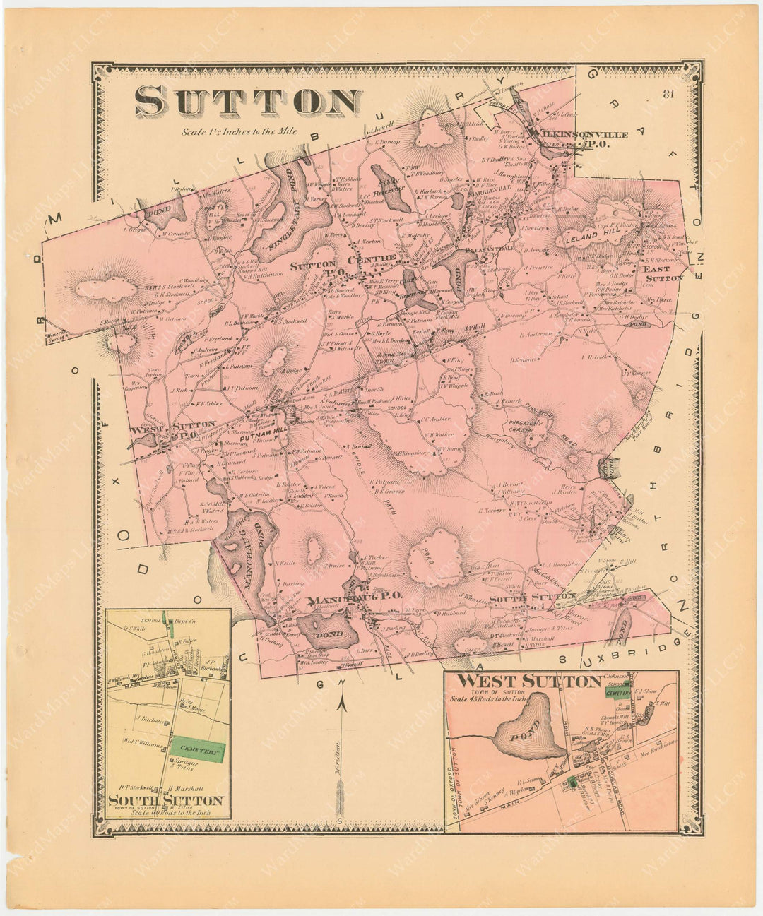 Sutton, Massachusetts 1870