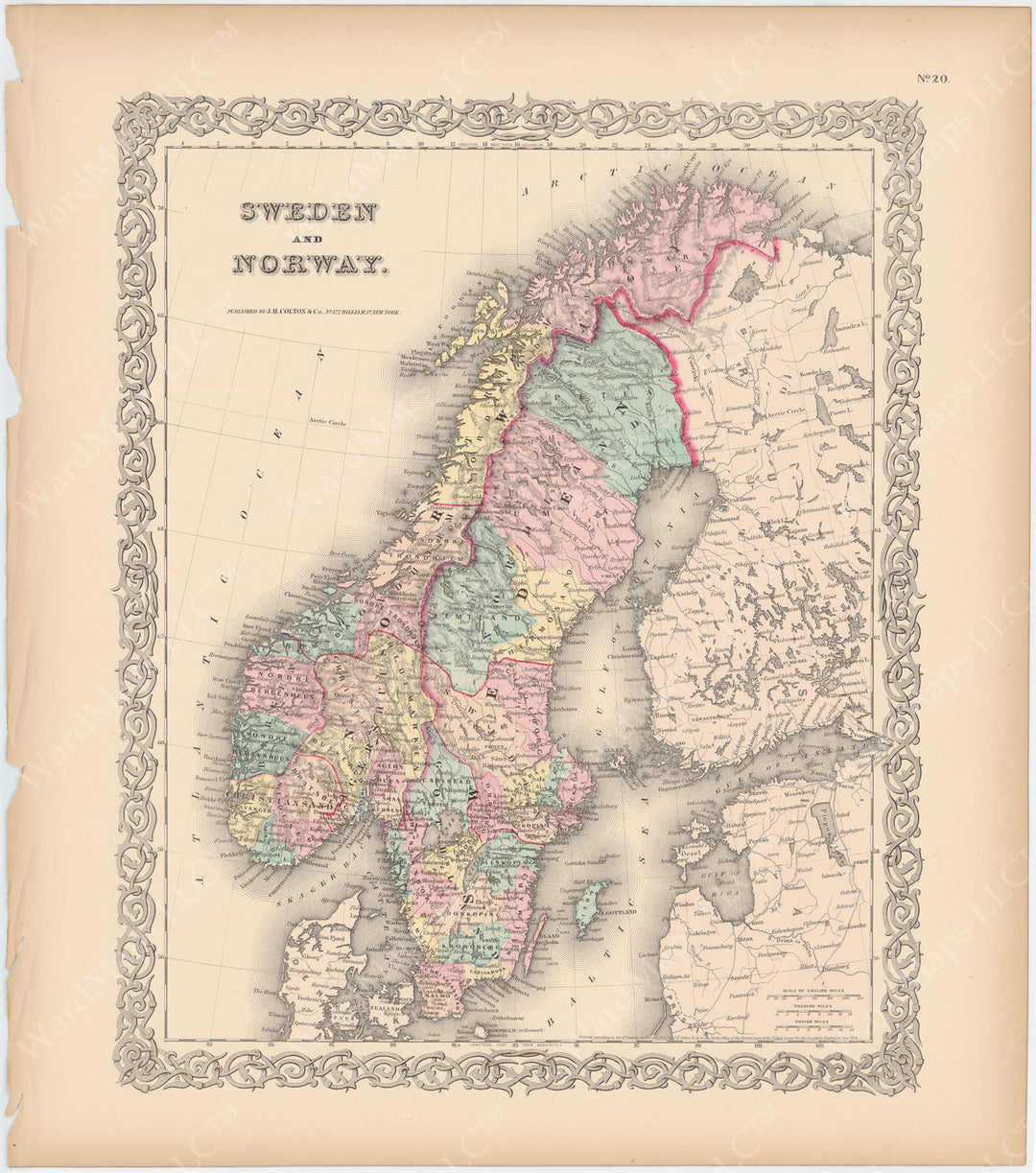 Norway and Sweden 1856