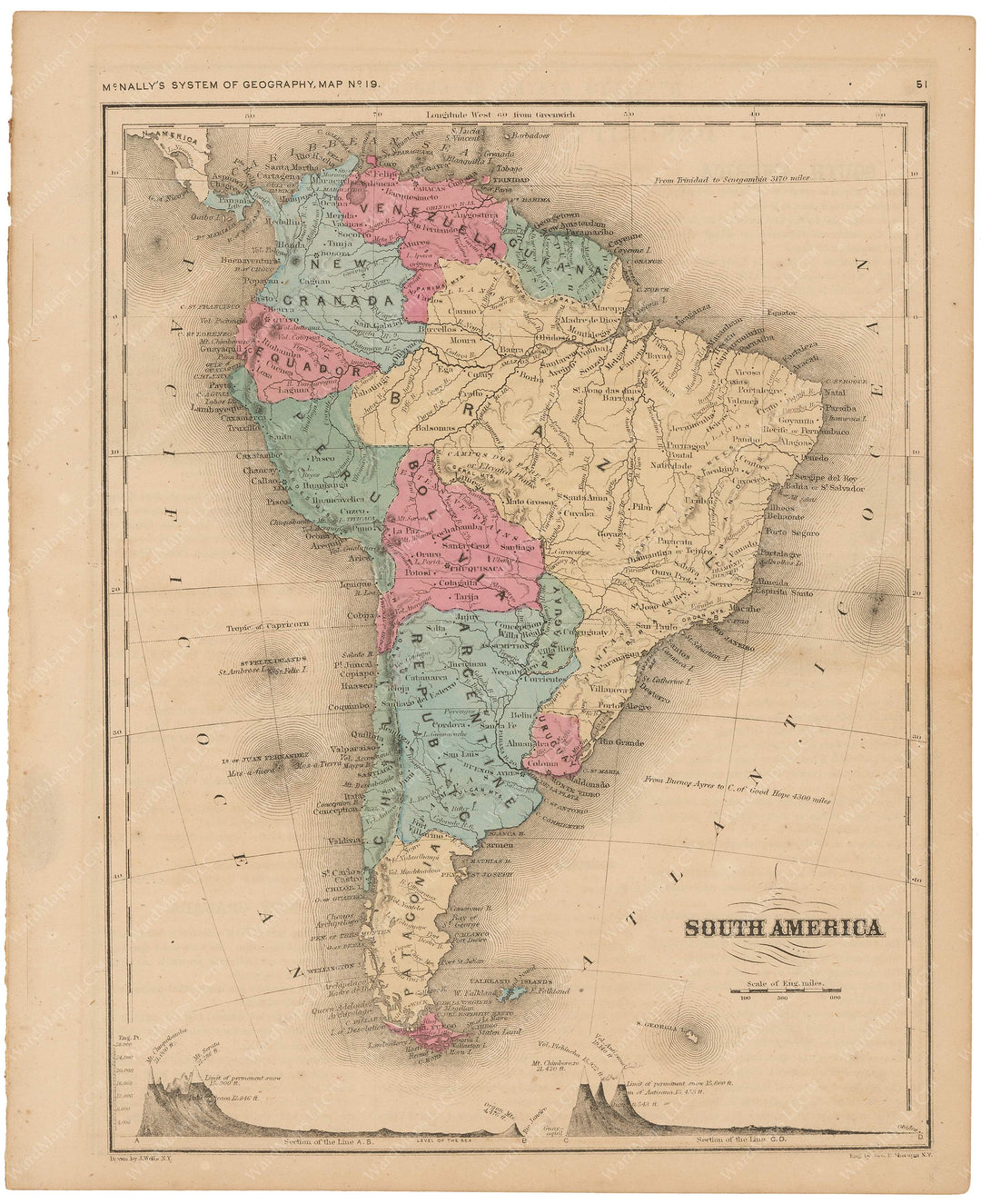 South America 1856