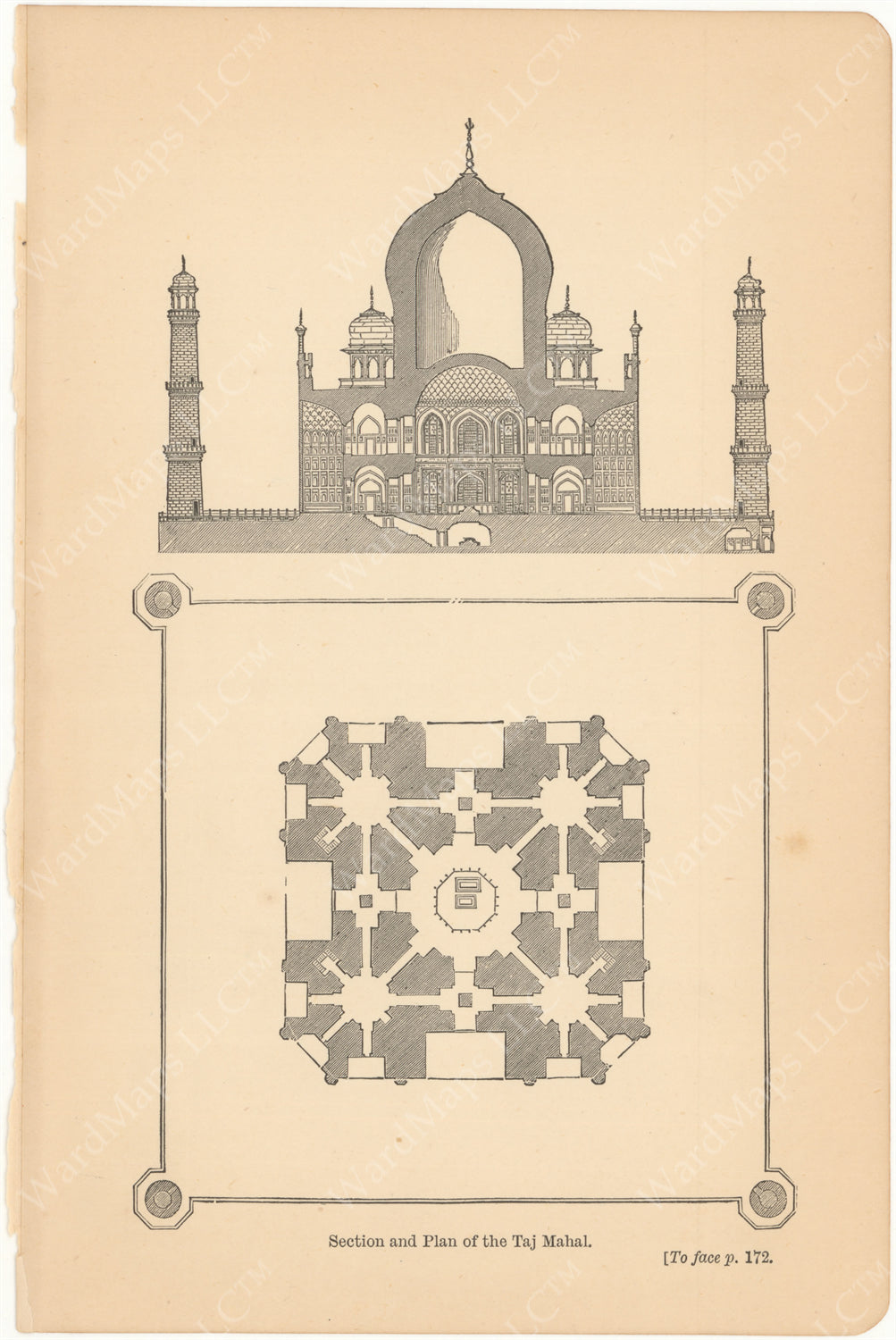 Agra, India 1905: Taj Mahal