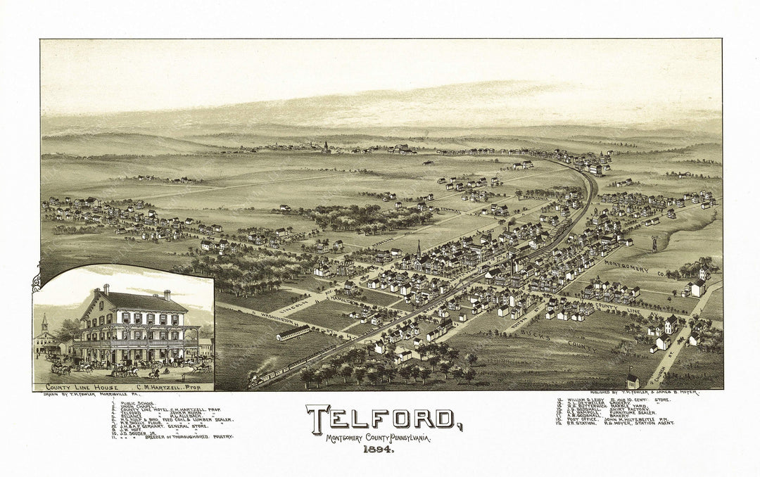Telford, Pennsylvania 1894