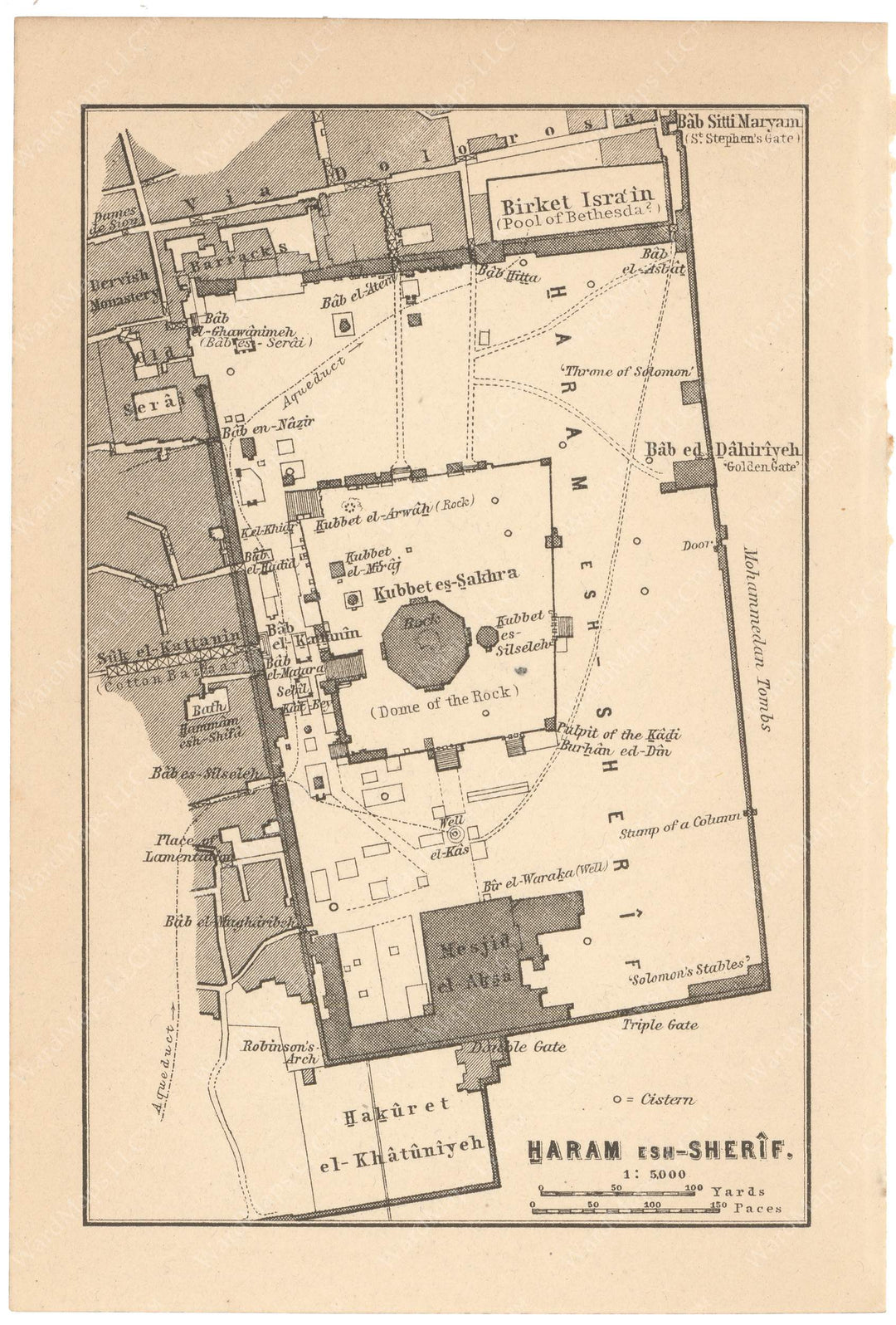 Jerusalem: Temple Mount 1912