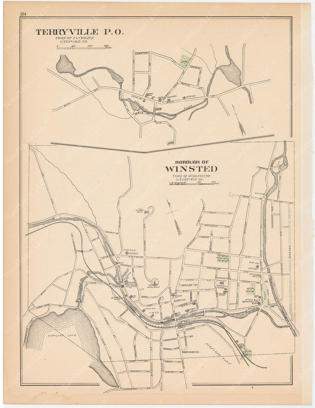 Plymouth and Winchester, Connecticut 1893