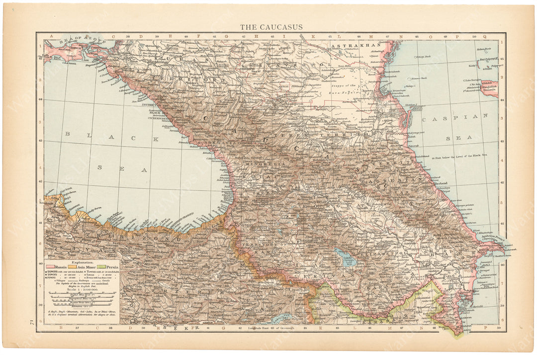 The Caucasus Mountains 1895